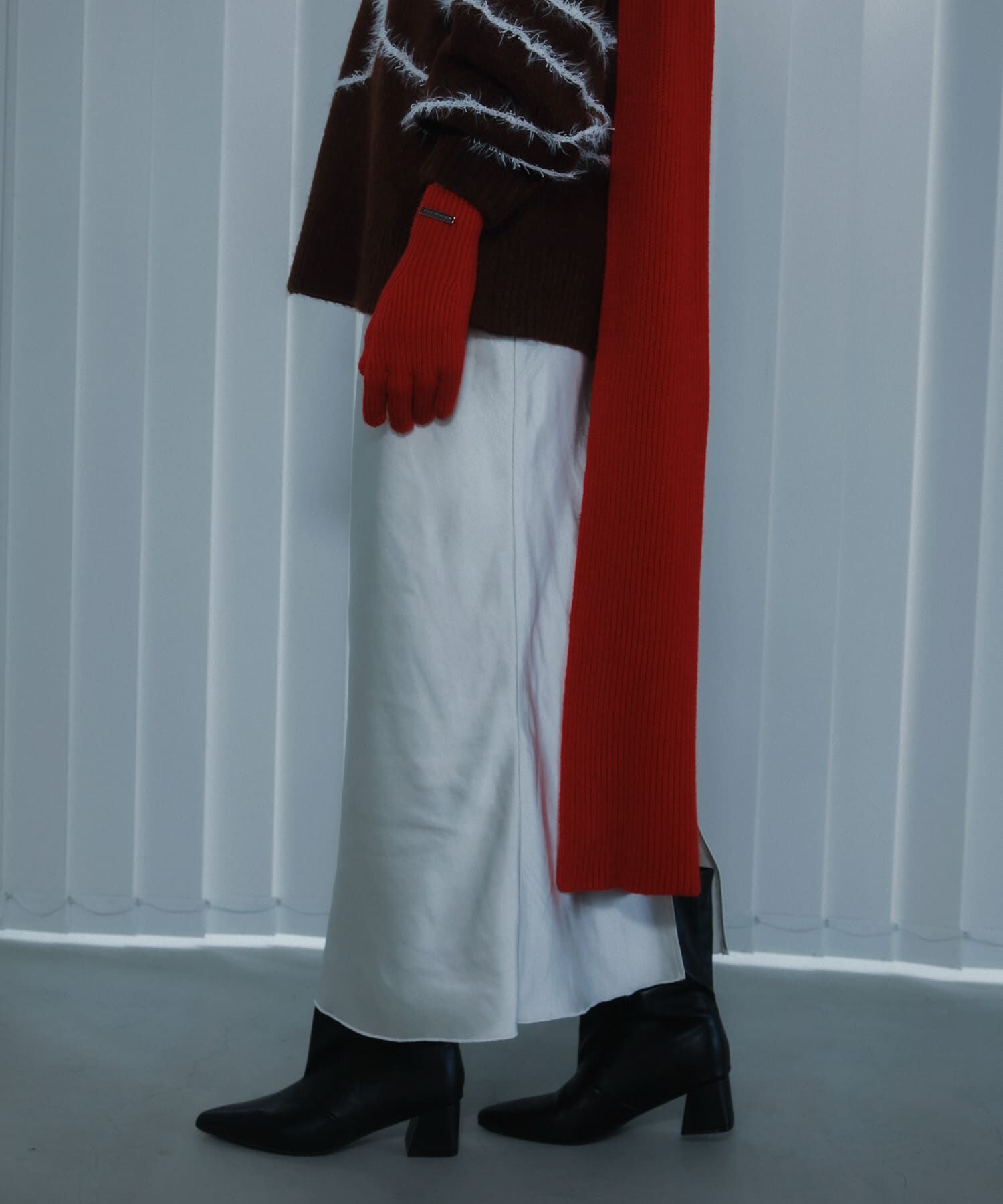 SENSE OF PLACE by URBAN RESEARCH「サテンアイラインスカート」|スカート|