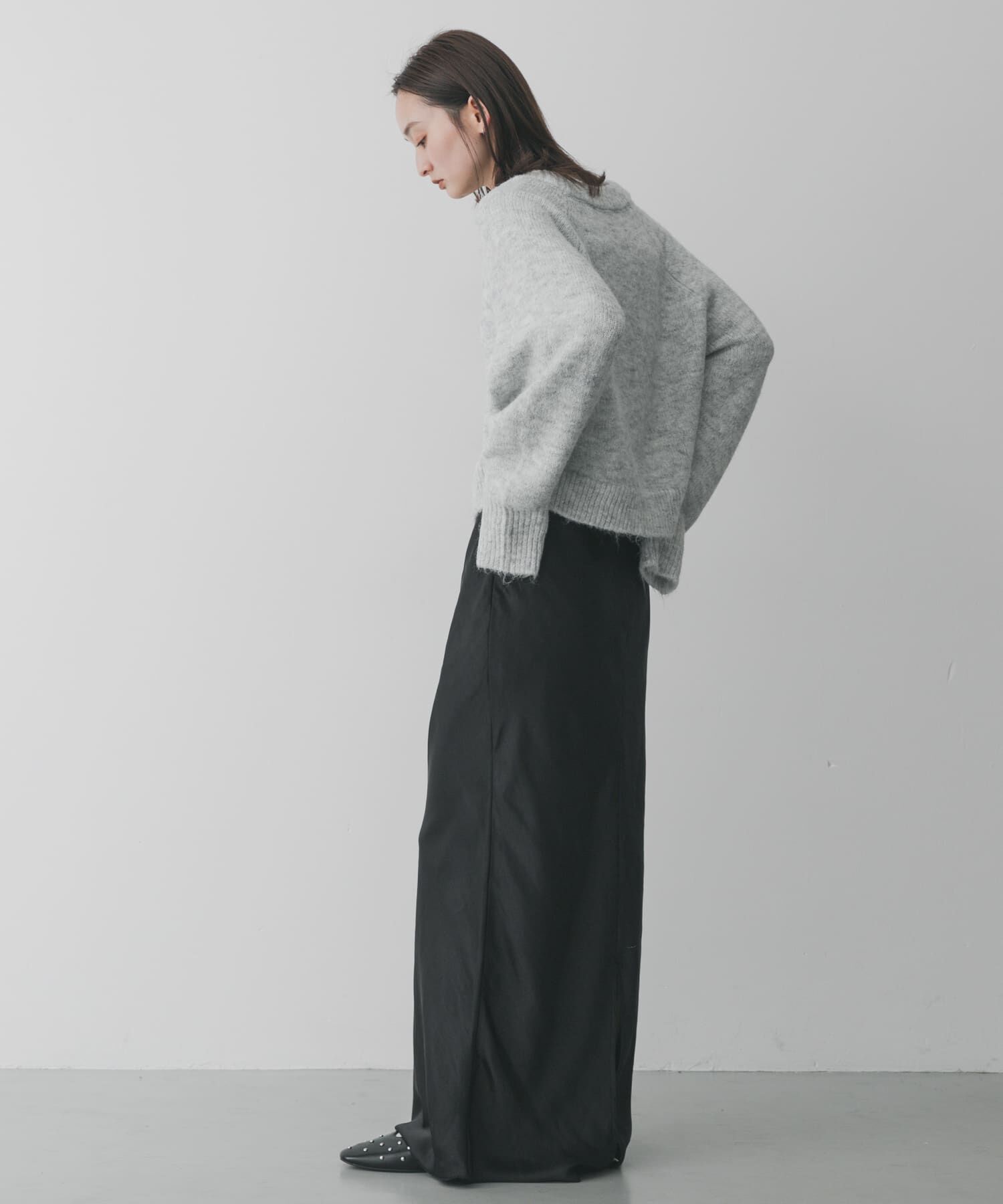 SENSE OF PLACE by URBAN RESEARCH「サテンアイラインスカート」|スカート|