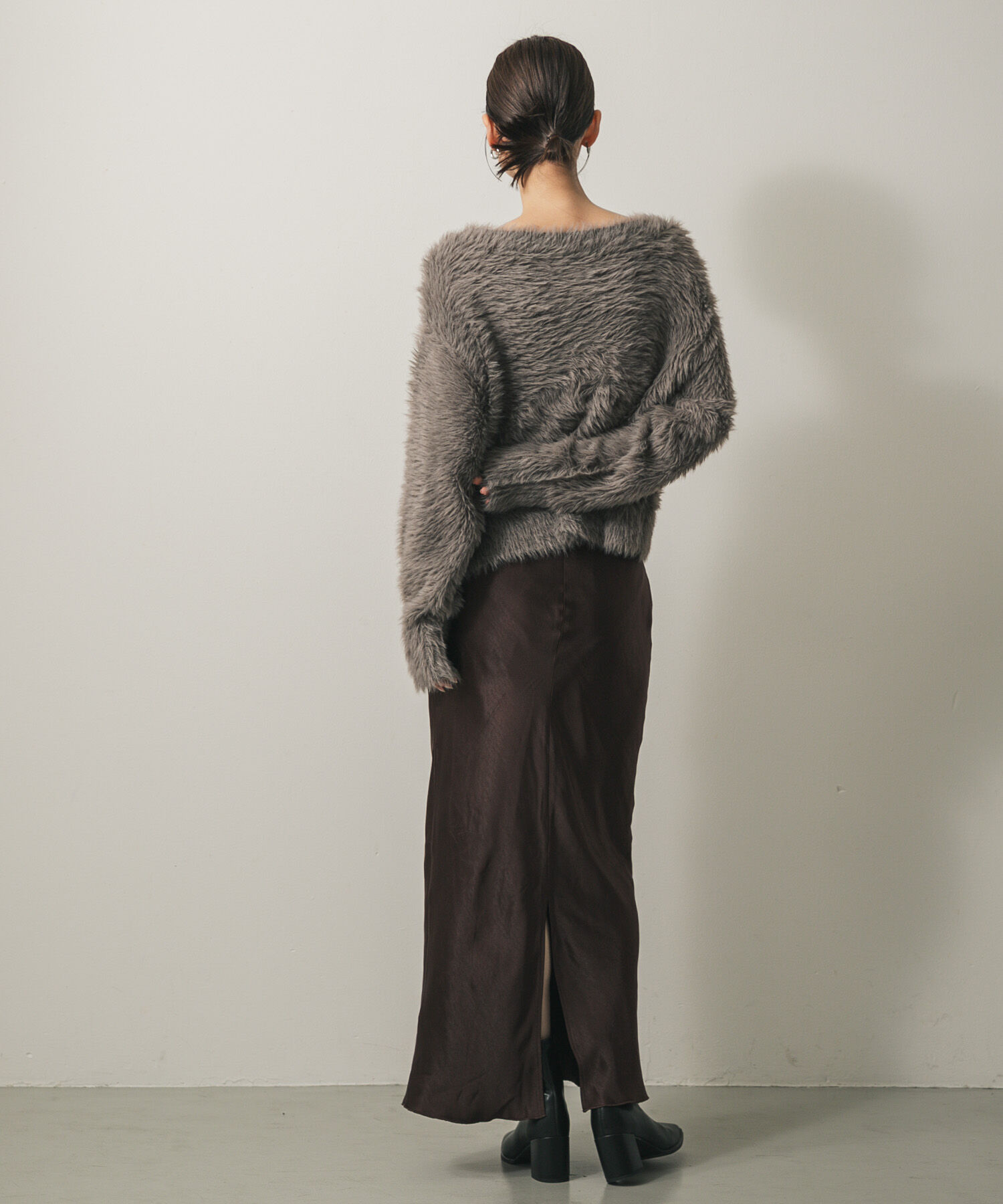 SENSE OF PLACE by URBAN RESEARCH「サテンアイラインスカート」|スカート|