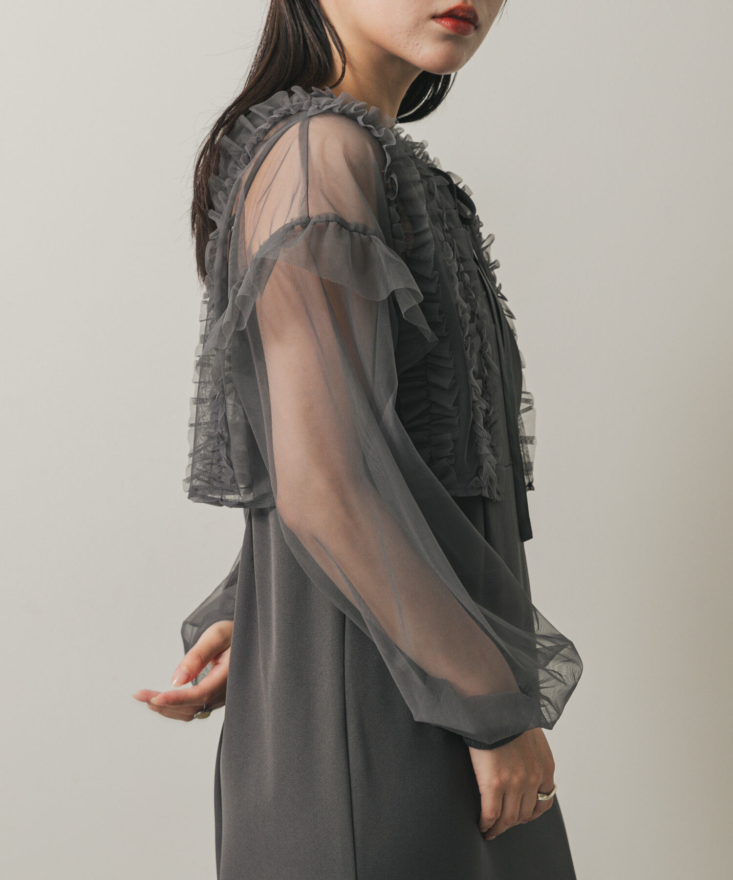 SENSE OF PLACE by URBAN RESEARCH「2Pチュールボレロセットキャミワンピース」|ワンピース|