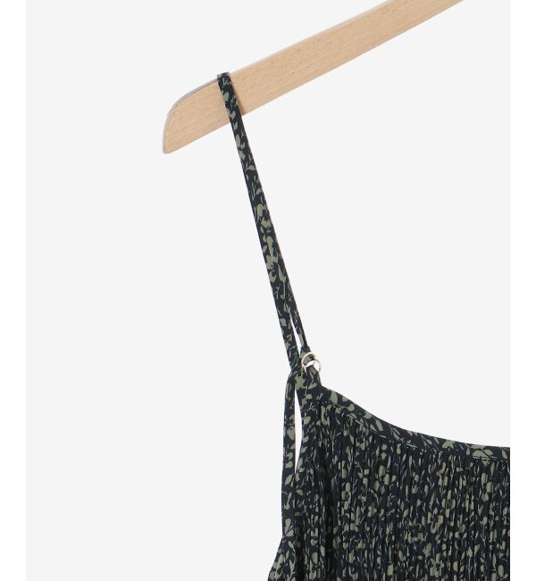  「フラワープリントプリーツキャミワンピース」|ワンピース|