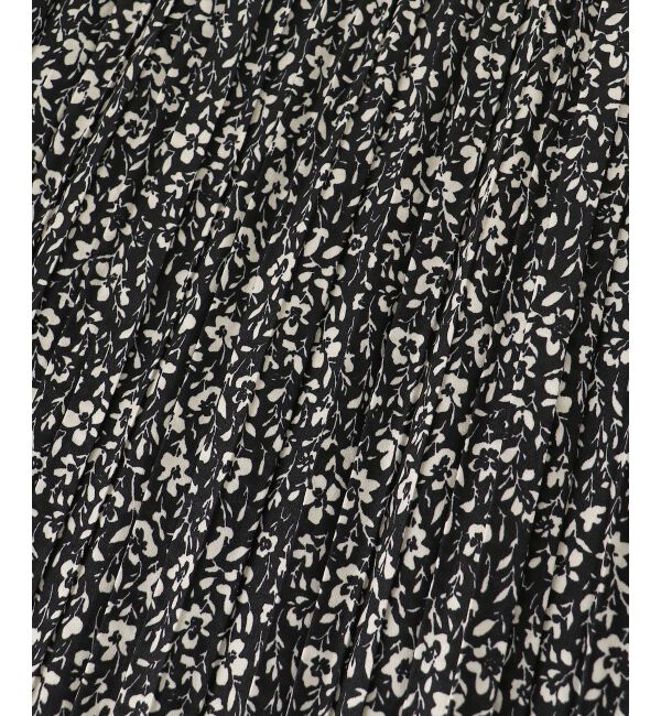  「フラワープリントプリーツキャミワンピース」|ワンピース|