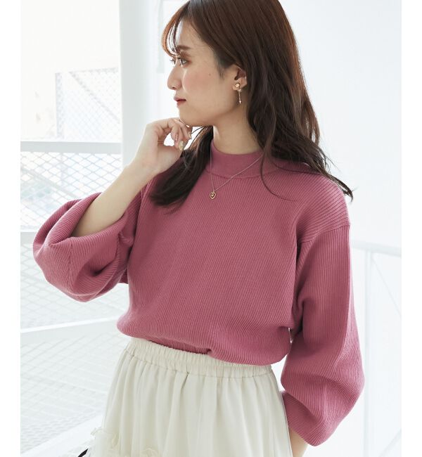 MAJESTICLEGON「ボリュームスリーブニット」|ニット・セーター|