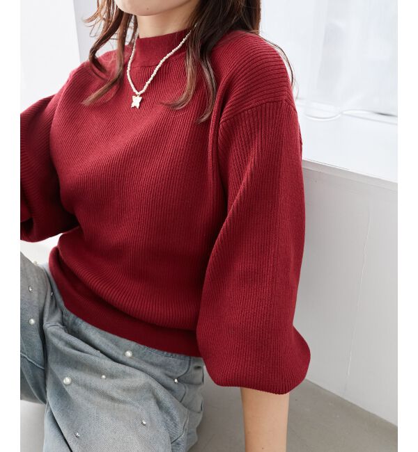 MAJESTICLEGON「ボリュームスリーブニット」|ニット・セーター|