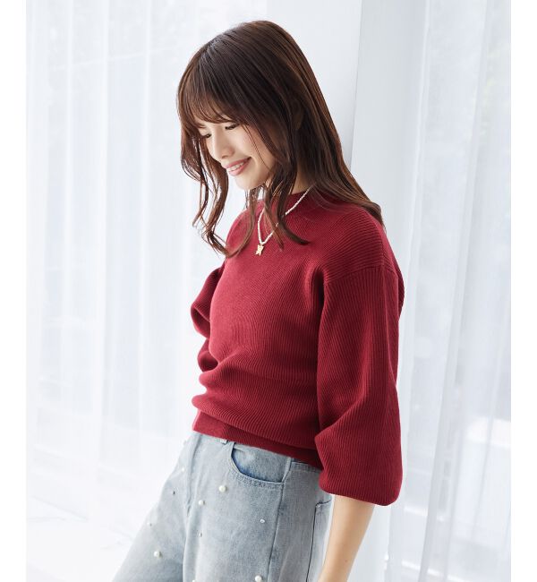 MAJESTICLEGON「ボリュームスリーブニット」|ニット・セーター|