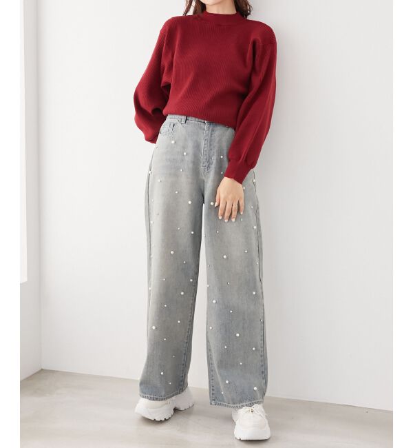 MAJESTICLEGON「ボリュームスリーブニット」|ニット・セーター|