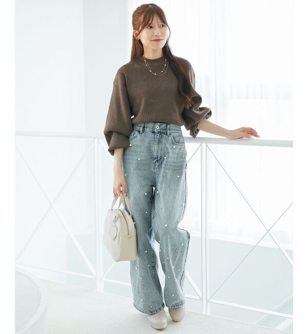 MAJESTICLEGON「ボリュームスリーブニット」|ニット・セーター|