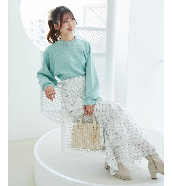 MAJESTICLEGON「ボリュームスリーブニット」|ニット・セーター|