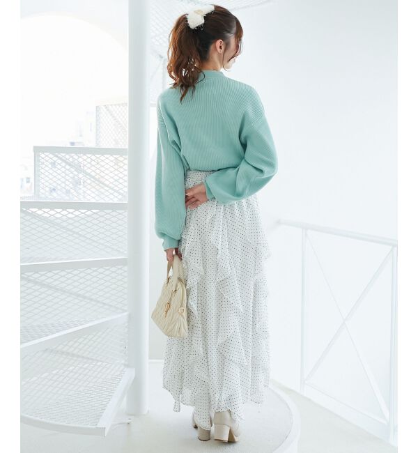 MAJESTICLEGON「ボリュームスリーブニット」|ニット・セーター|