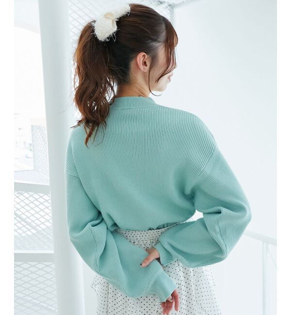 MAJESTICLEGON「ボリュームスリーブニット」|ニット・セーター|