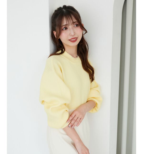 MAJESTICLEGON「ボリュームスリーブニット」|ニット・セーター|