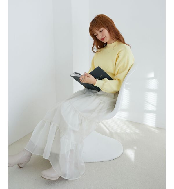 MAJESTICLEGON「ボリュームスリーブニット」|ニット・セーター|