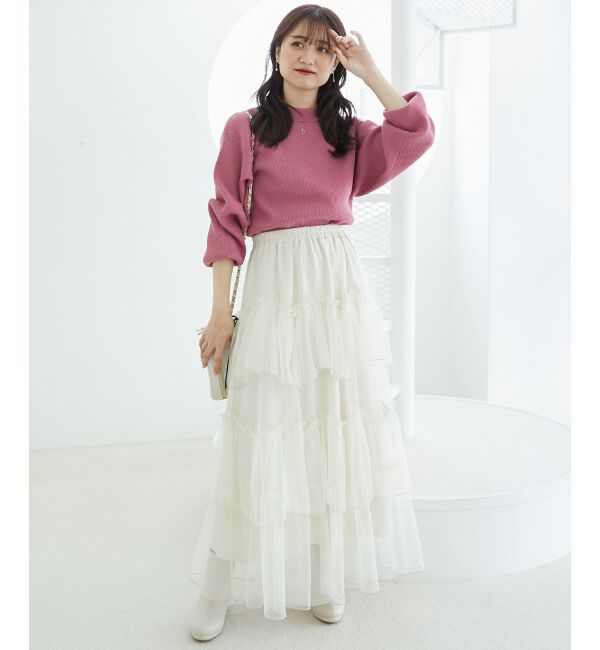 MAJESTICLEGON「ボリュームスリーブニット」|ニット・セーター|