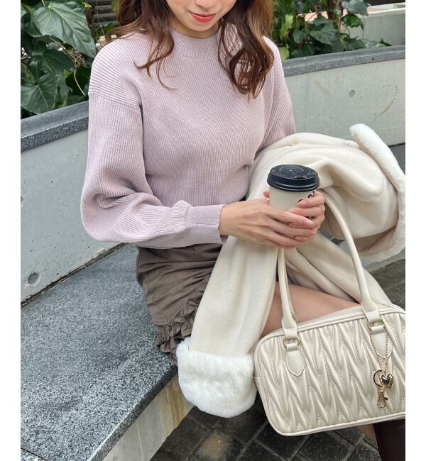 MAJESTICLEGON「ボリュームスリーブニット」|ニット・セーター|