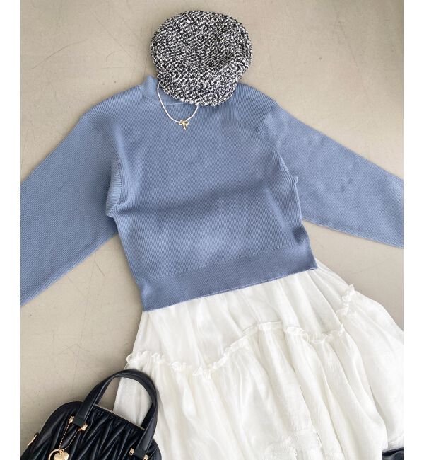 MAJESTICLEGON「ボリュームスリーブニット」|ニット・セーター|