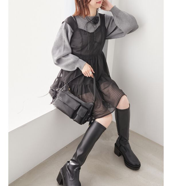 MAJESTICLEGON「ボリュームスリーブニット」|ニット・セーター|