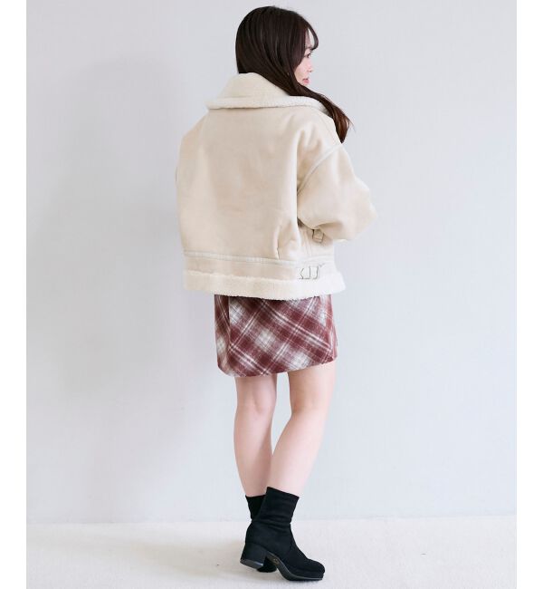  「オーバーサイズボアブルゾン」|ブルゾン・スタジャン|