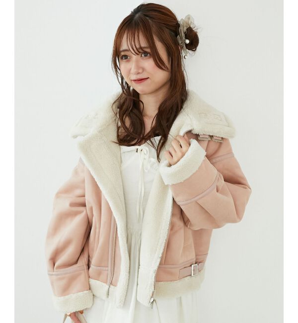  「オーバーサイズボアブルゾン」|ブルゾン・スタジャン|