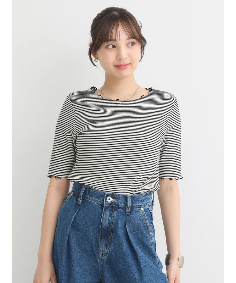 earth music&ecology「メロ-リブプルオーバー」|Tシャツ・カットソー|