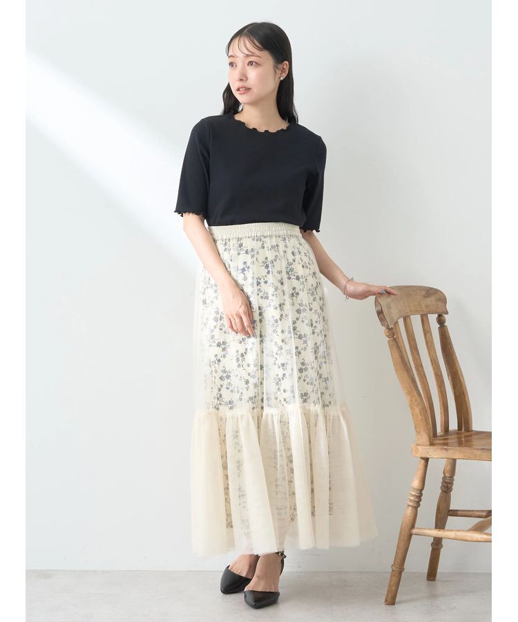 earth music&ecology「メロ-リブプルオーバー」|Tシャツ・カットソー|