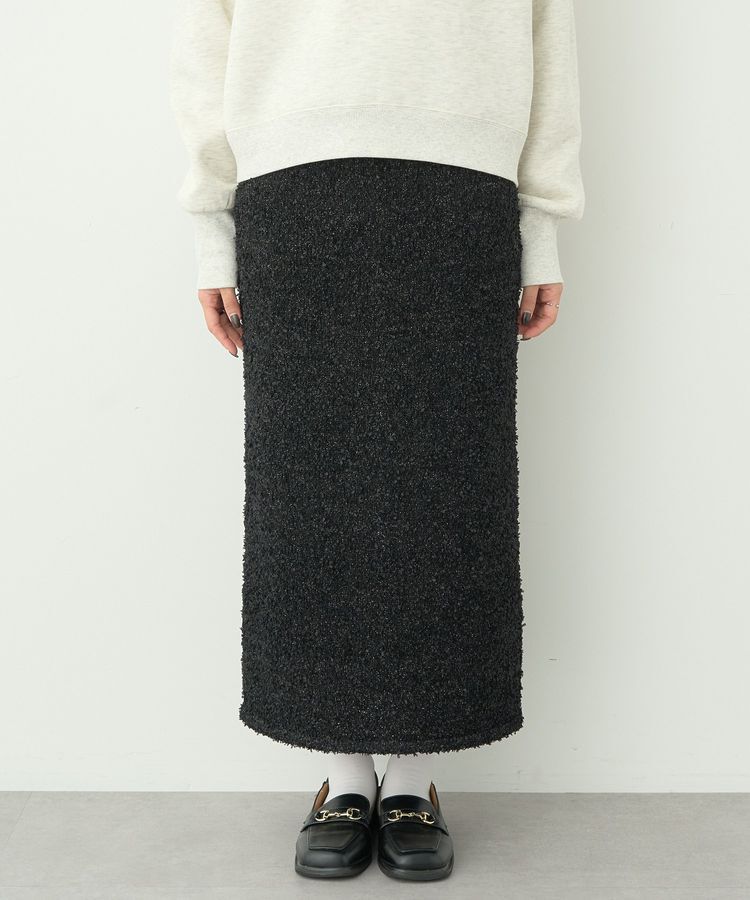 earth music&ecology「ラメニットナロースカート」|タイト|