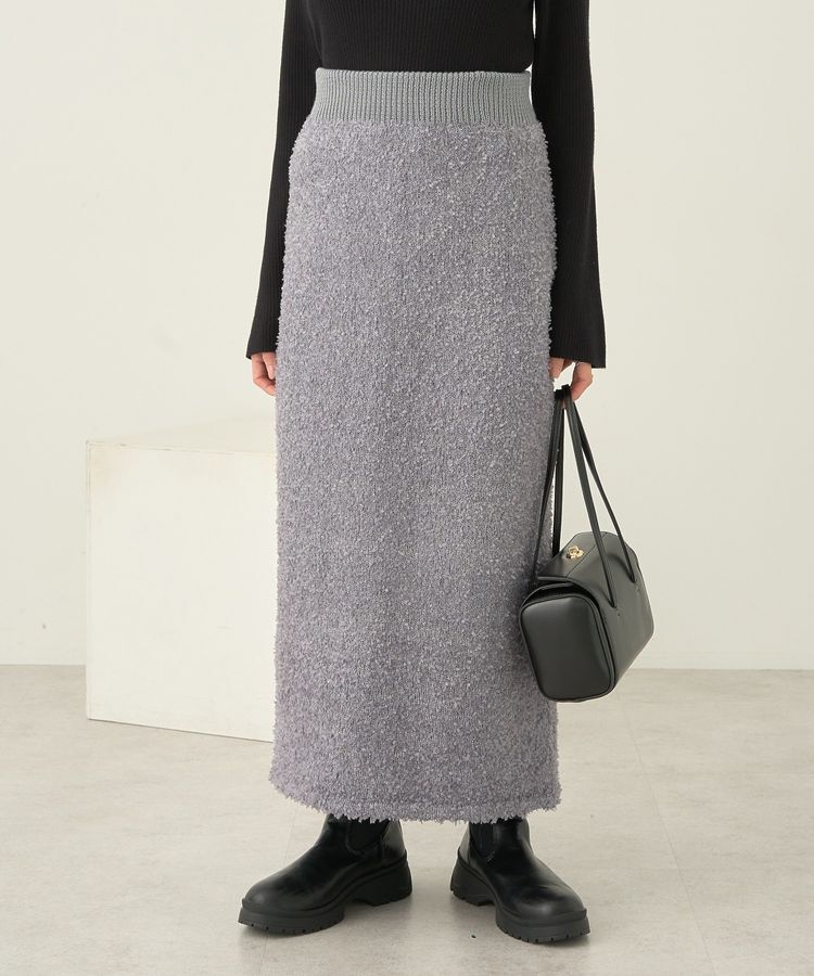 earth music&ecology「ラメニットナロースカート」|タイト|