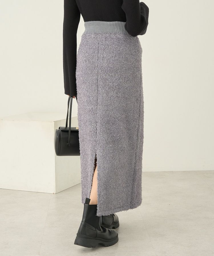 earth music&ecology「ラメニットナロースカート」|タイト|