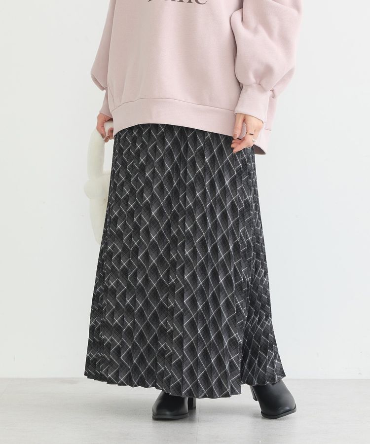 earth music&ecology「すきな丈T/Rプリーツスカート」|スカート|