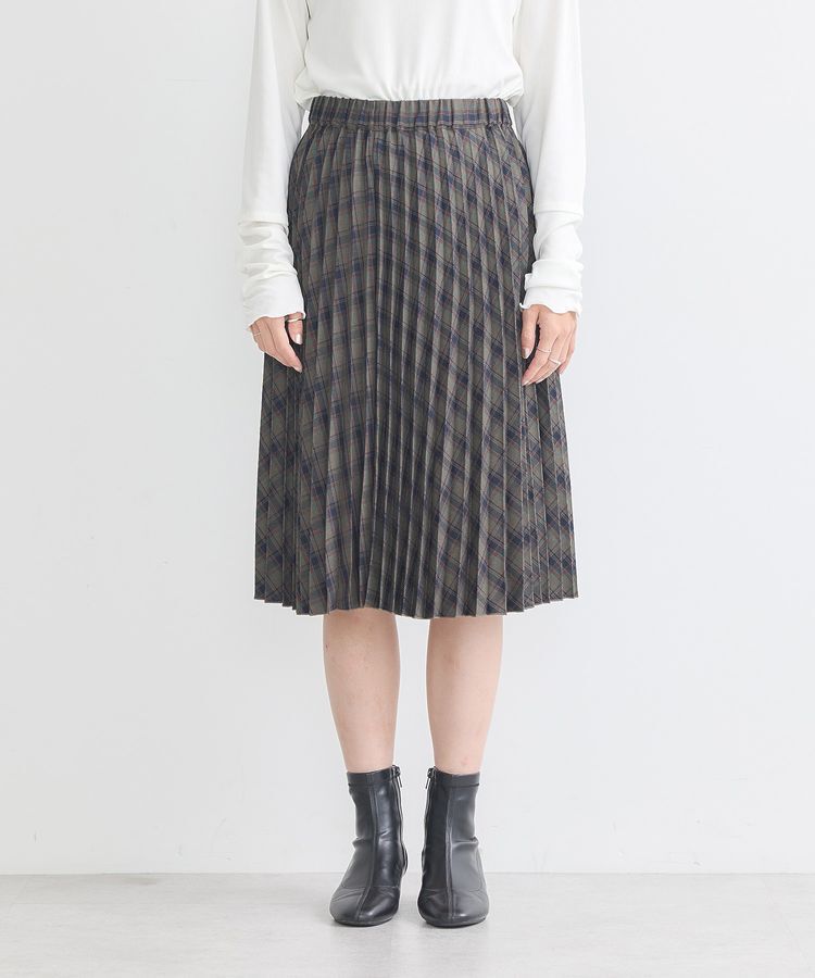 earth music&ecology「すきな丈T/Rプリーツスカート」|スカート|