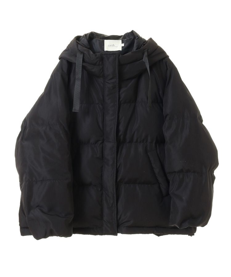 earth music&ecology「フーディーパファーブルゾン」|ブルゾン・スタジャン|