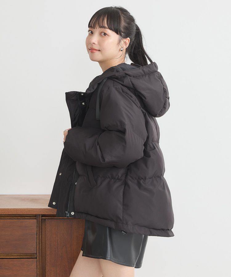 earth music&ecology「フーディーパファーブルゾン」|ブルゾン・スタジャン|