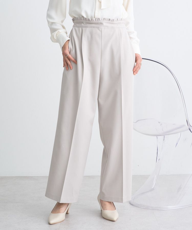 earth music&ecology「ウエストフリルワイドパンツ」|その他|