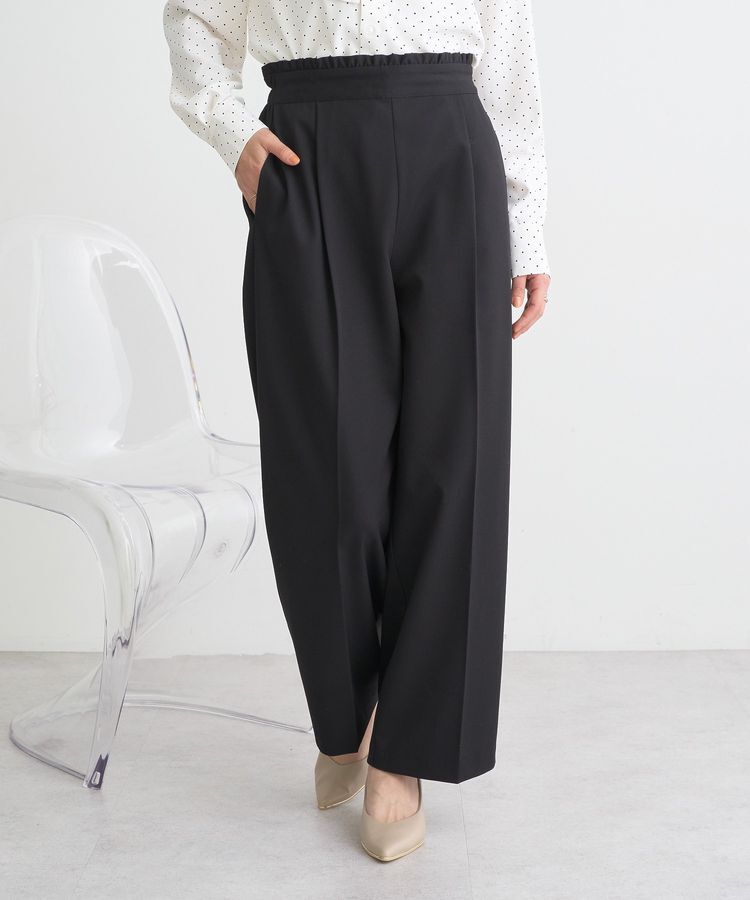 earth music&ecology「ウエストフリルワイドパンツ」|その他|