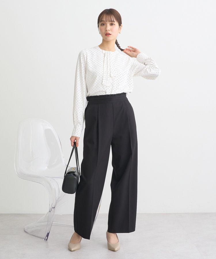 earth music&ecology「ウエストフリルワイドパンツ」|その他|