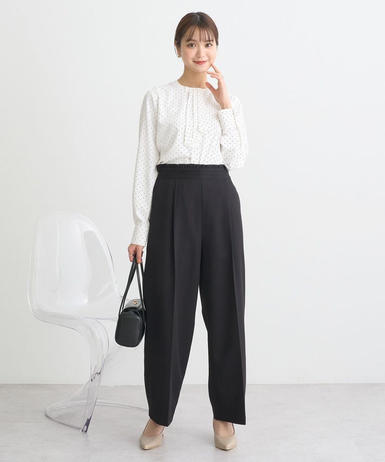 earth music&ecology「ウエストフリルワイドパンツ」|その他|