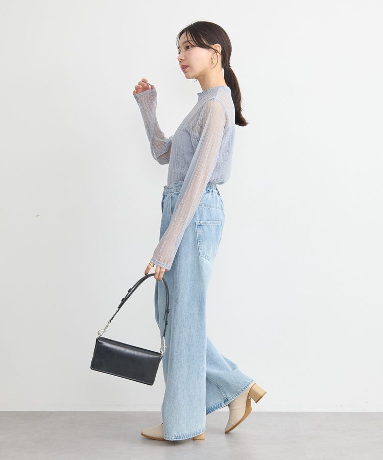 earth music&ecology「レースドッキングプルオーバー」|Tシャツ・カットソー|