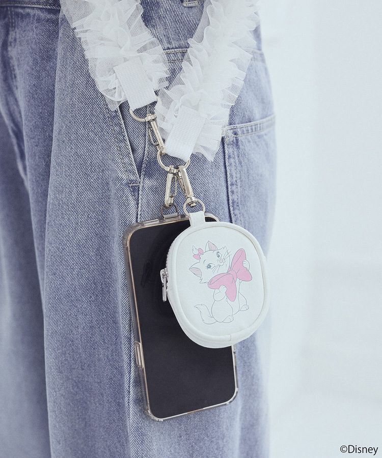 earth music&ecology「Disney/チュールフリルスマホショルダー」|その他|White