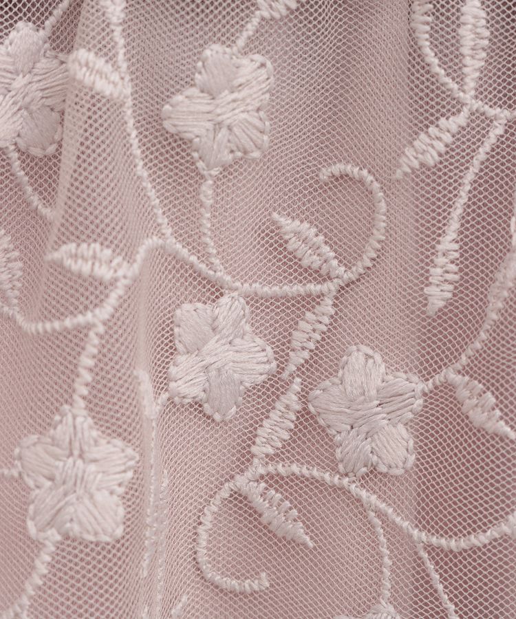 earth music&ecology「シアーレースレイヤードスカート」|スカート|