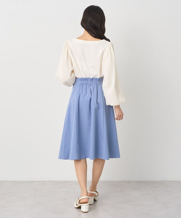 earth music&ecology「シアーチェックスリーブプルオーバー」|Tシャツ・カットソー|