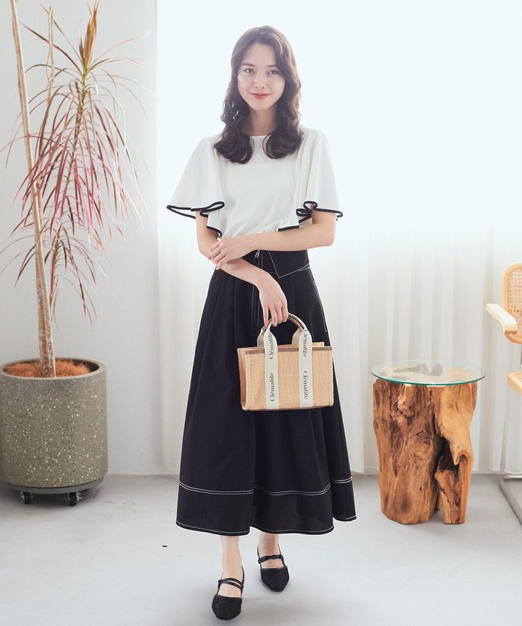 earth music&ecology「ロゴテープトートバッグ」|トートバッグ|