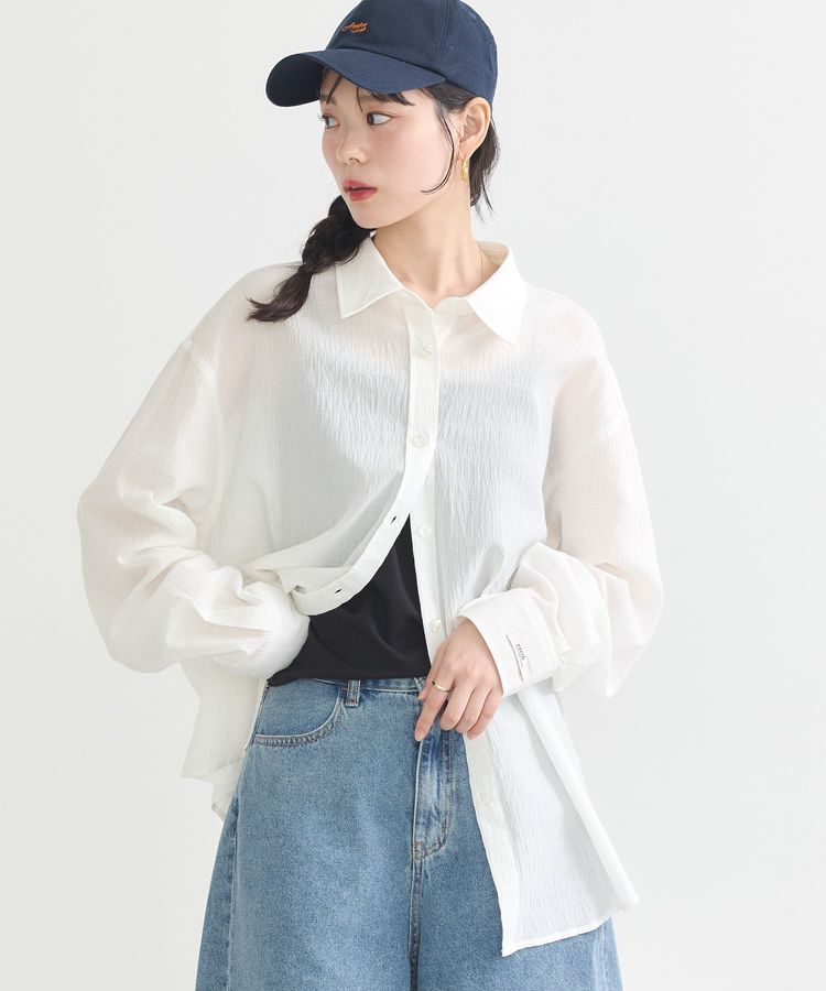 earth music&ecology「アソートオーバーシャツ」|シャツ・ブラウス|Off White