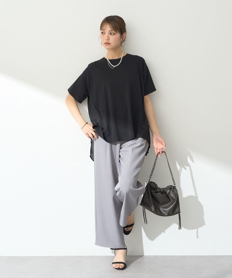 earth music&ecology「バックプリーツドッキングチュニック」|チュニック|