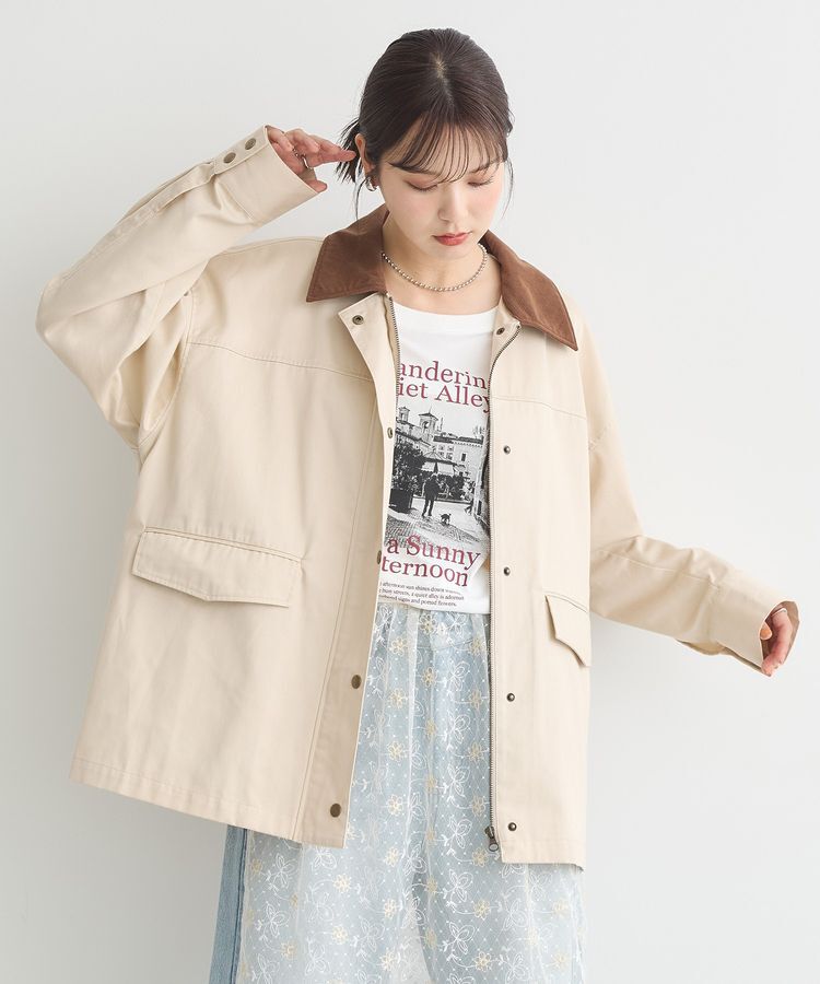 earth music&ecology「ハンティングジャケット」|テーラードジャケット|