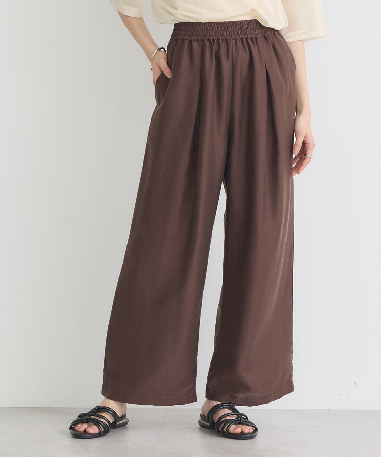 earth music&ecology「リラックスタックパンツ」|その他|Brown