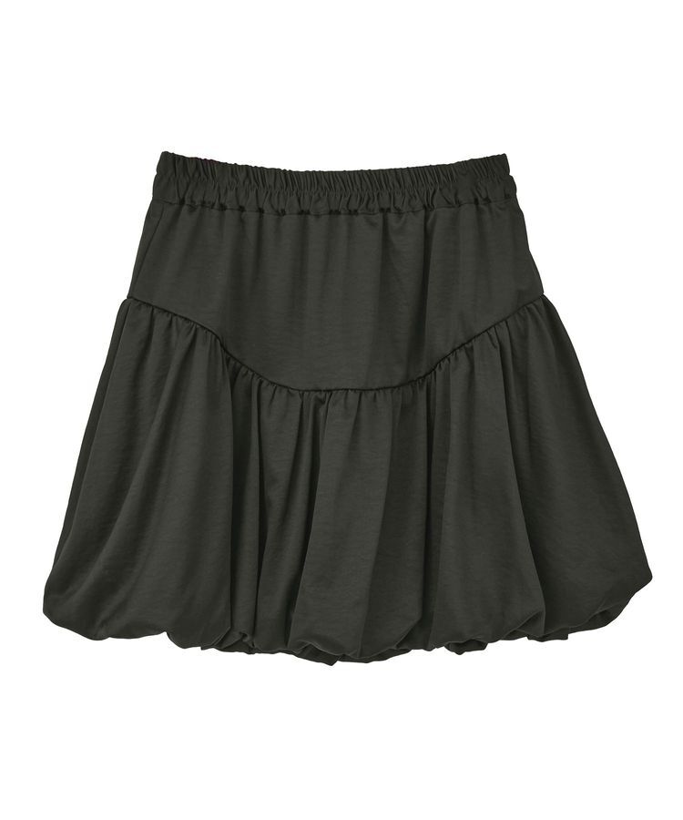 earth music&ecology「ラウンド切り替えバルーンミニスカート」|スカート|