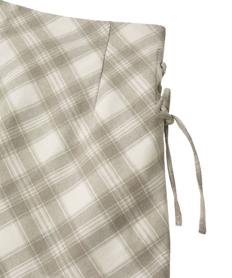 earth music&ecology「サイドレースアップミニスカート」|スカート|