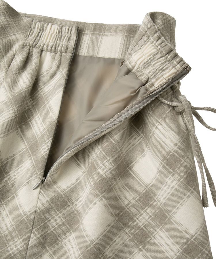 earth music&ecology「サイドレースアップミニスカート」|スカート|