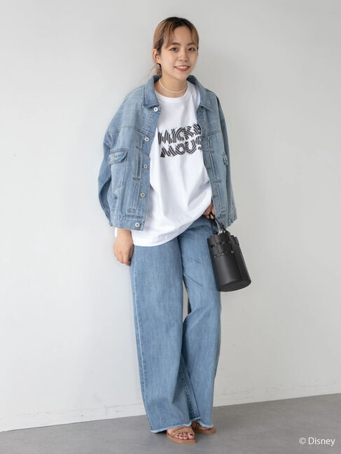  「背中アキロゴカットプルオーバー1/Mickey」|Tシャツ・カットソー|