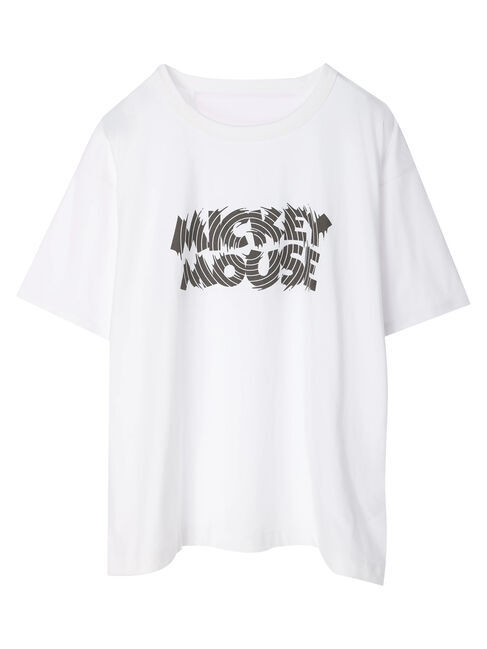  「背中アキロゴカットプルオーバー1/Mickey」|Tシャツ・カットソー|