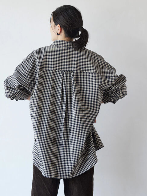  「綿ビエラチェックシャツ」|シャツ・ブラウス|